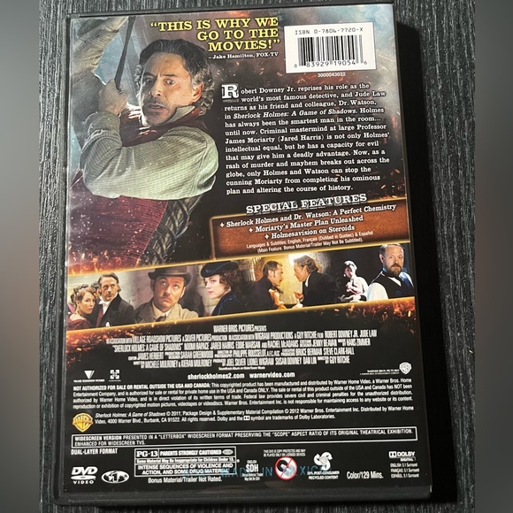 Sherlock Holmes DVD ~(=^‥^)ﾉ● - Picture 2 of 4
